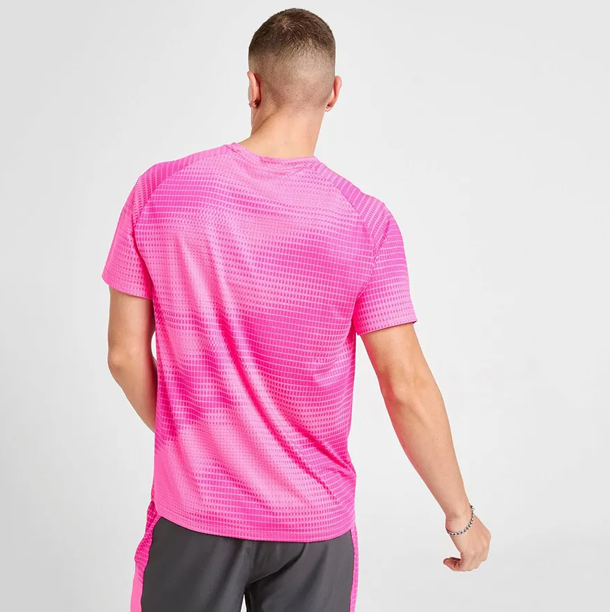 Bộ Thể Thao Nam Pickeball Tenis Montirex Peak Print Màu Hồng Phối Đen (Form Âu) - Ảnh 6