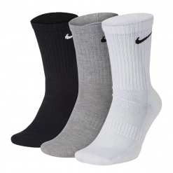 Set 3 Đôi Tất Cổ Trung Nike Everyday Cushioned Dri-Fit SX7664-964 Mix 3 Màu