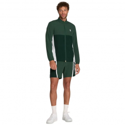 Bộ Thể Thao Nam Tennis Pickleball Wilson OG Tour Short Lined Màu Xanh Green