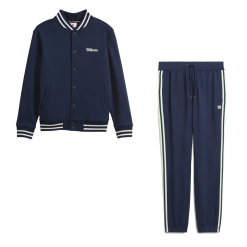 Bộ Quần Nỉ Nam Tennis Pickleball Wilson Claremont Màu Xanh Navy