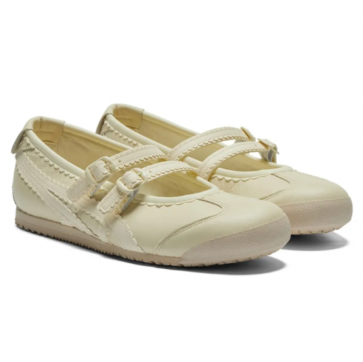 Giày Bệt Nữ Onitsuka Tiger The Mexico 66 TGRS 1182A660.752 Màu Trắng Kem - Ảnh 2
