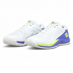 Giày Tennis Pickleball Wilson Rush Pro Ace Omni Court White Blue WRS339210U Màu Trắng Phối Xanh